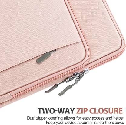 13.3-14 Inch Laptop Sleeve Carrying Bag for Surface Pro 9/8/X, Macbook Air 2022-2018, Macbook Pro M2 14"/13" M2/M1 Pro, Galaxy Tab S9+/S8+,Pink