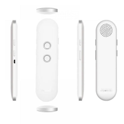 Portable Smart Translator Real Time Two Way Instant Voice Translation Support 42 Languages, Language Translator, Bluetooth Translator Device White