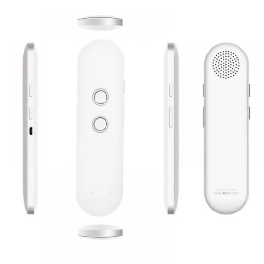 Portable Smart Translator Real Time Two Way Instant Voice Translation Support 42 Languages, Language Translator, Bluetooth Translator Device White