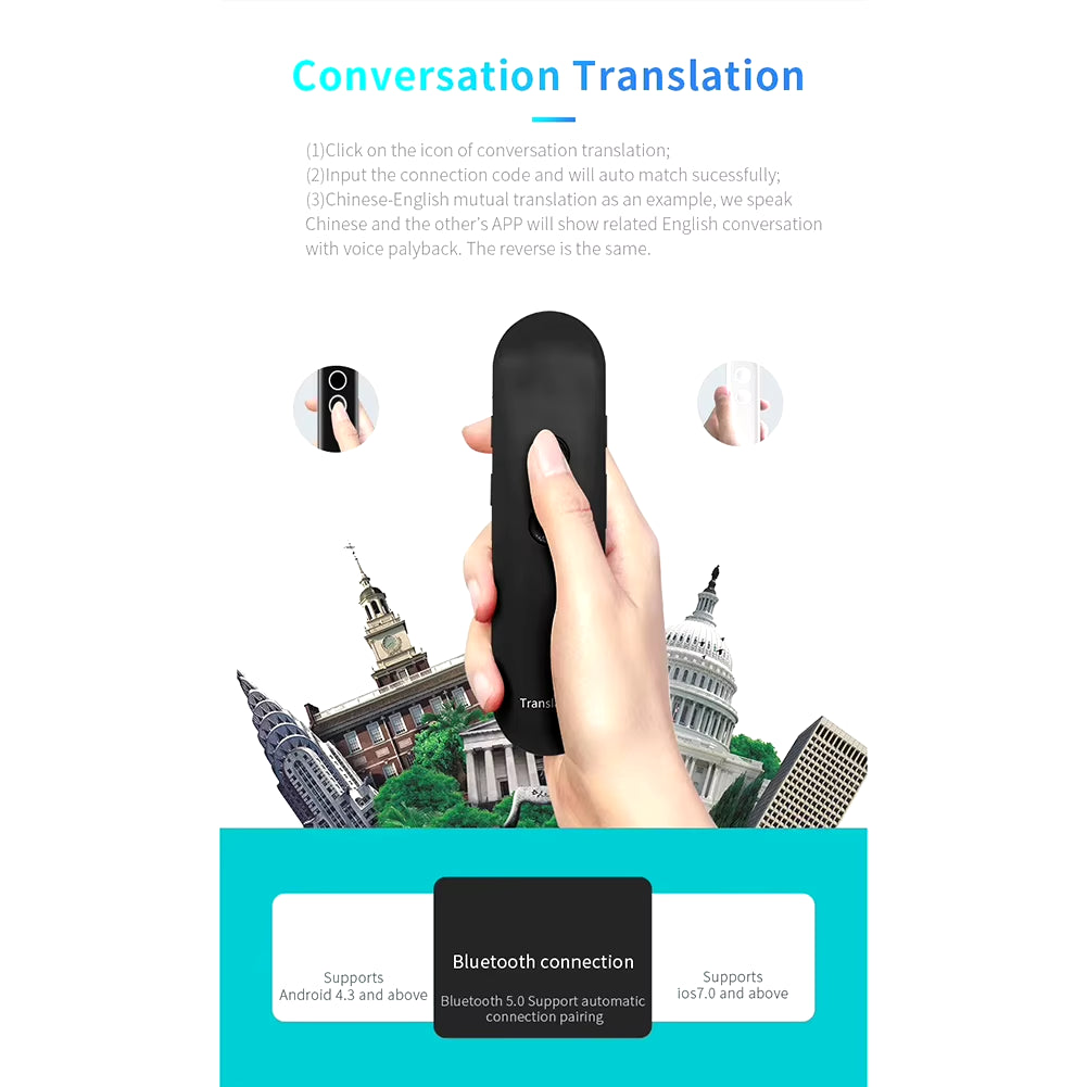 T4 Portable Language Translator Device 97 Languages Accents Instant Translator Device Photograph Translator Portable Dictionary